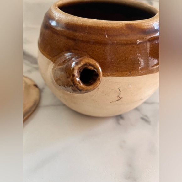 Rare Vintage Japanese Handmade Clay Pottery Teapot with Sidespout - Picture 9 of 11